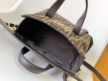 Leather Top Handle Bag