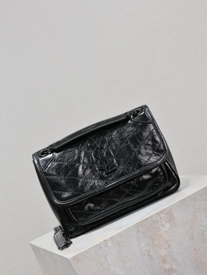 Leather Top Handle Bag