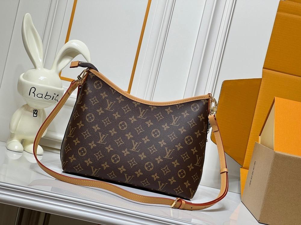 Speedy Bandouliere Monogram Leather Crossbody Bag
