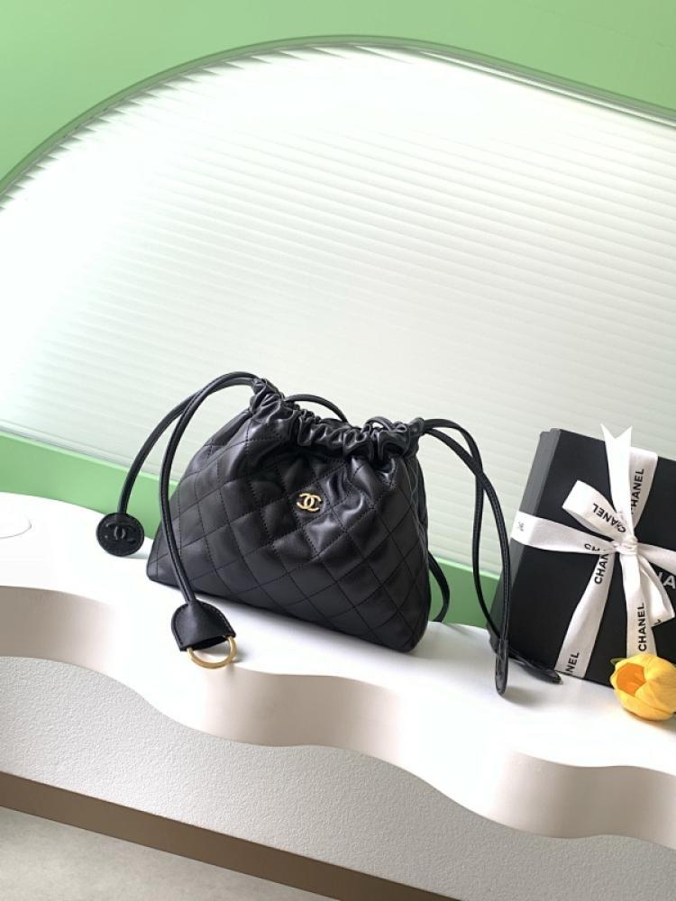 Leather Bucket Bag
