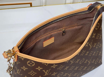 Speedy Bandouliere Monogram Leather Crossbody Bag