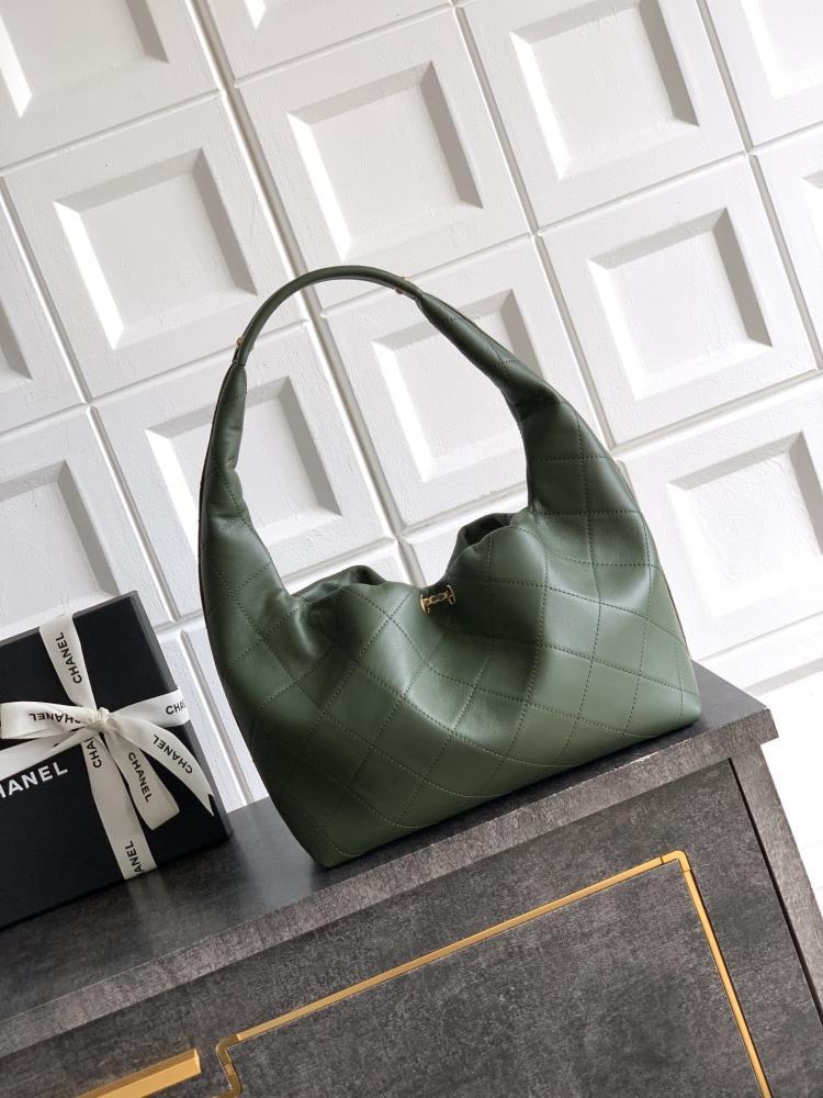 Woven Calfskin Hobo Bag