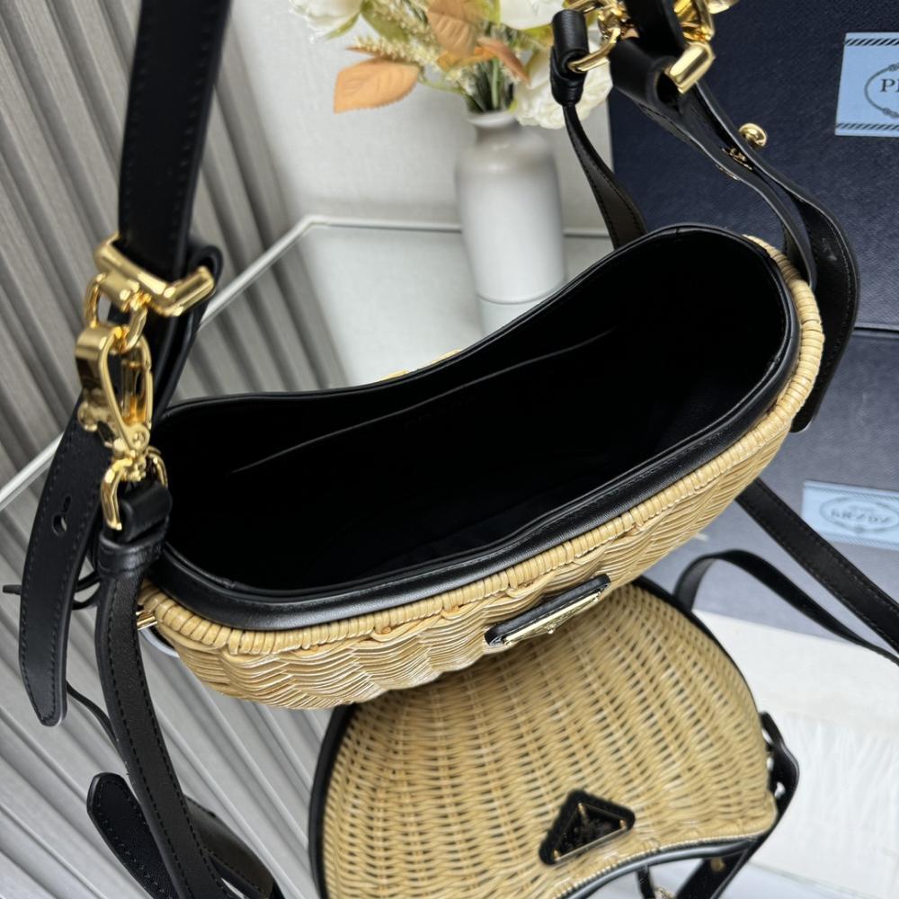 Woven Top Handle Bag