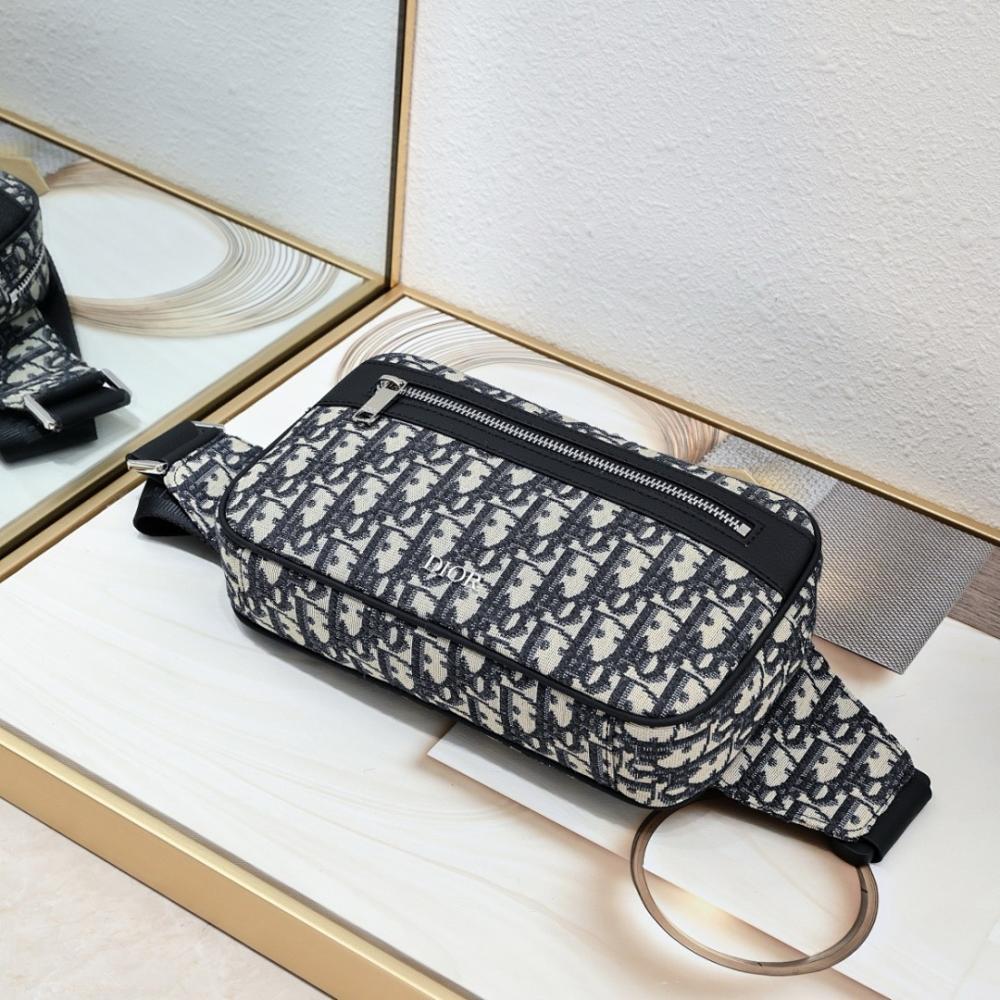 Classic Elegant Black Printed Calfskin Shoulder Bag – Limited Edition