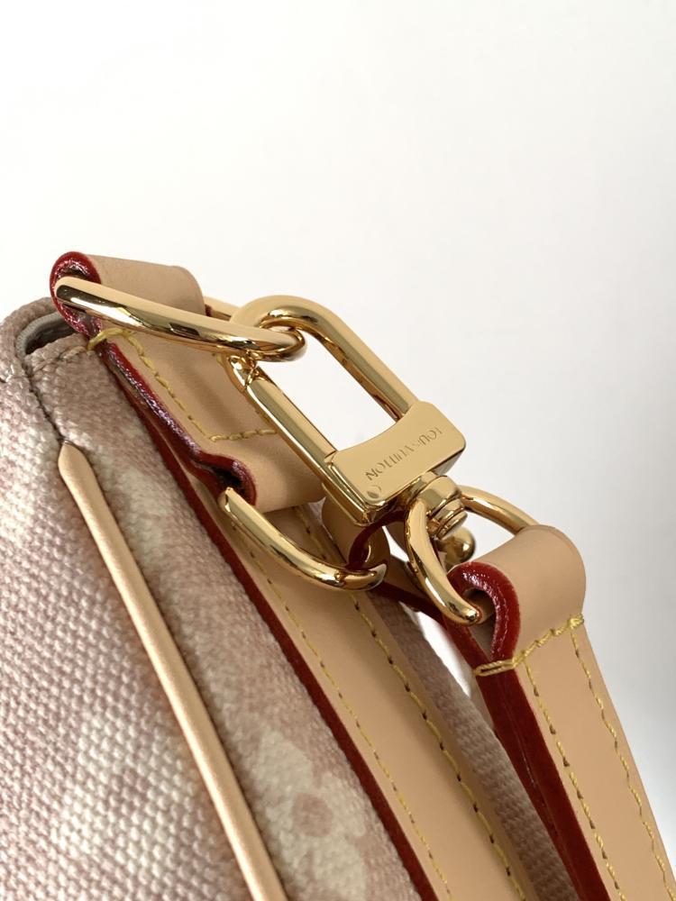 Embroidered Leather Tote Bag