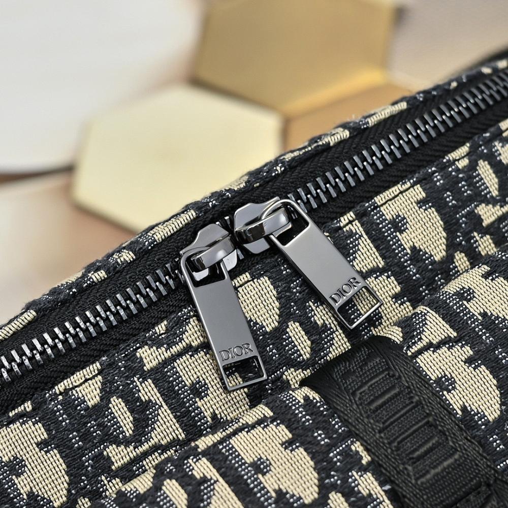 Modern Elegant Black Printed Leather Bag