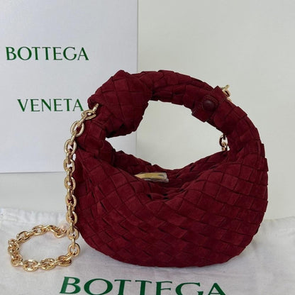 Jodie Woven Leather Top Handle Bag