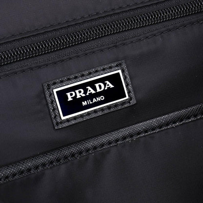 Modern Italian-Inspired Nylon Top Handle Bag