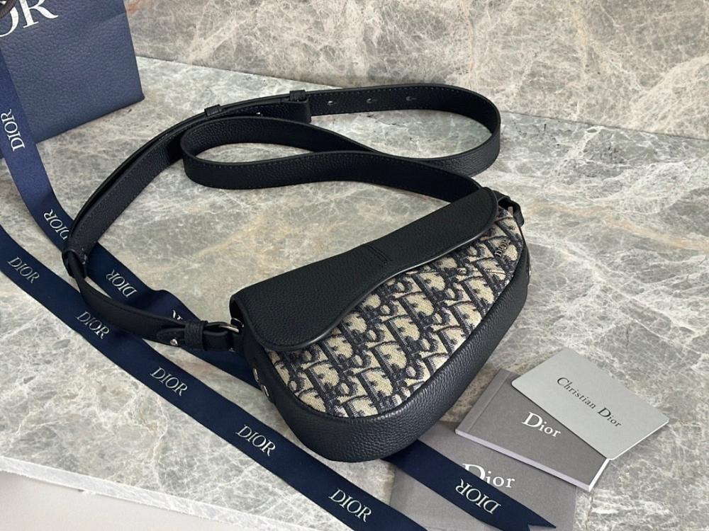 Modern Premium Black Printed Calfskin Shoulder Bag