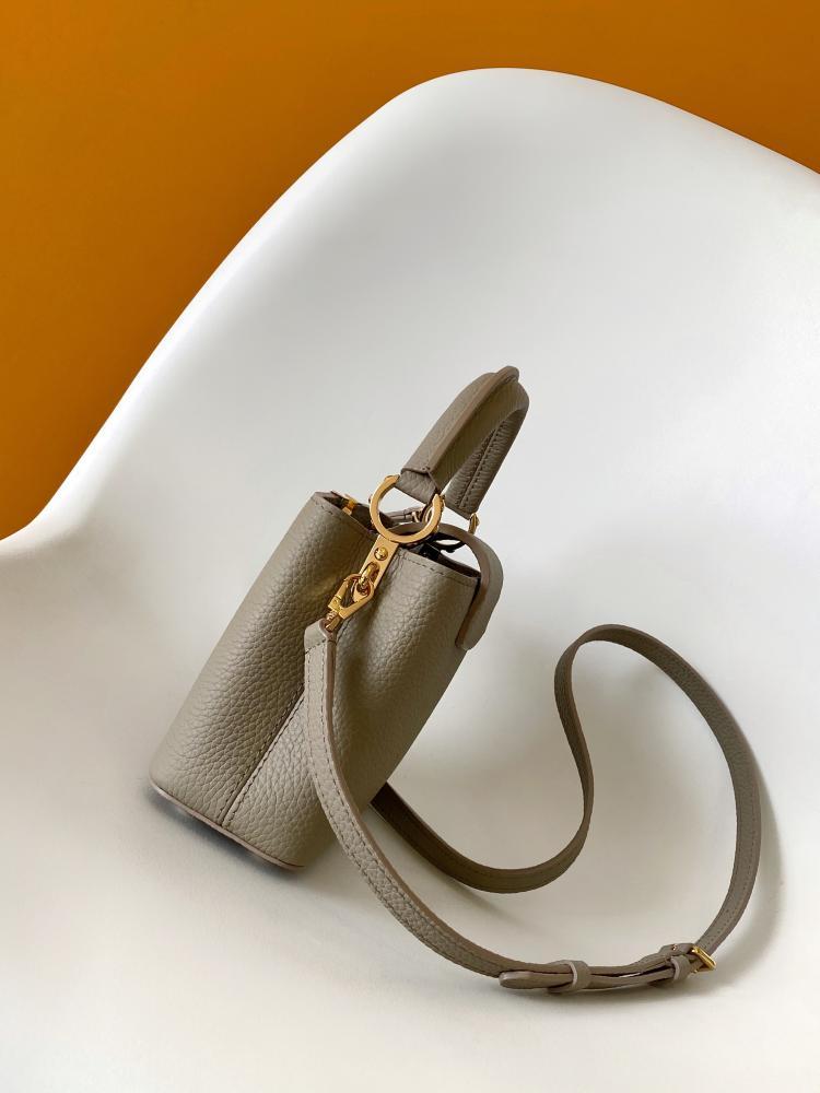 Leather Top Handle Bag