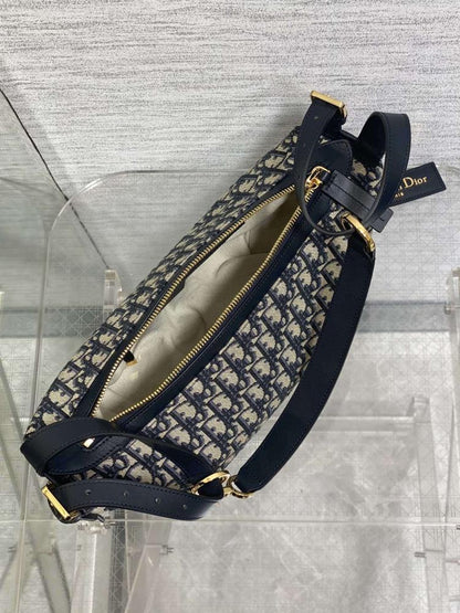 Gold Leather Hobo Bag