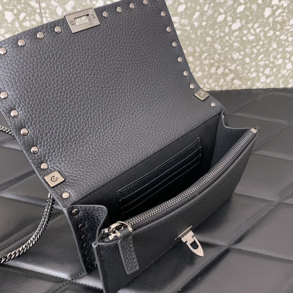 Studded Leather Crossbody Bag