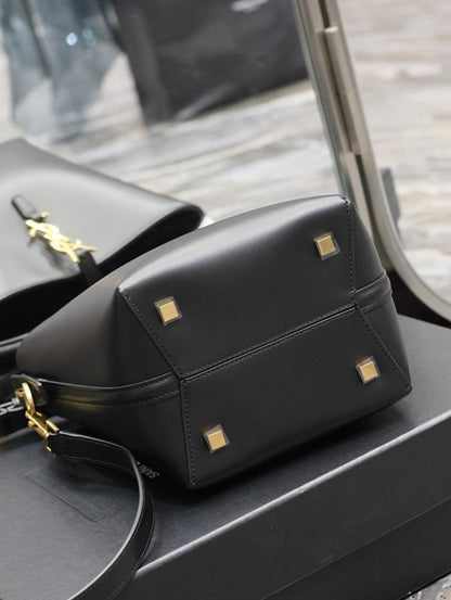 Elegant Calfskin Top Handle Bag – Limited Edition