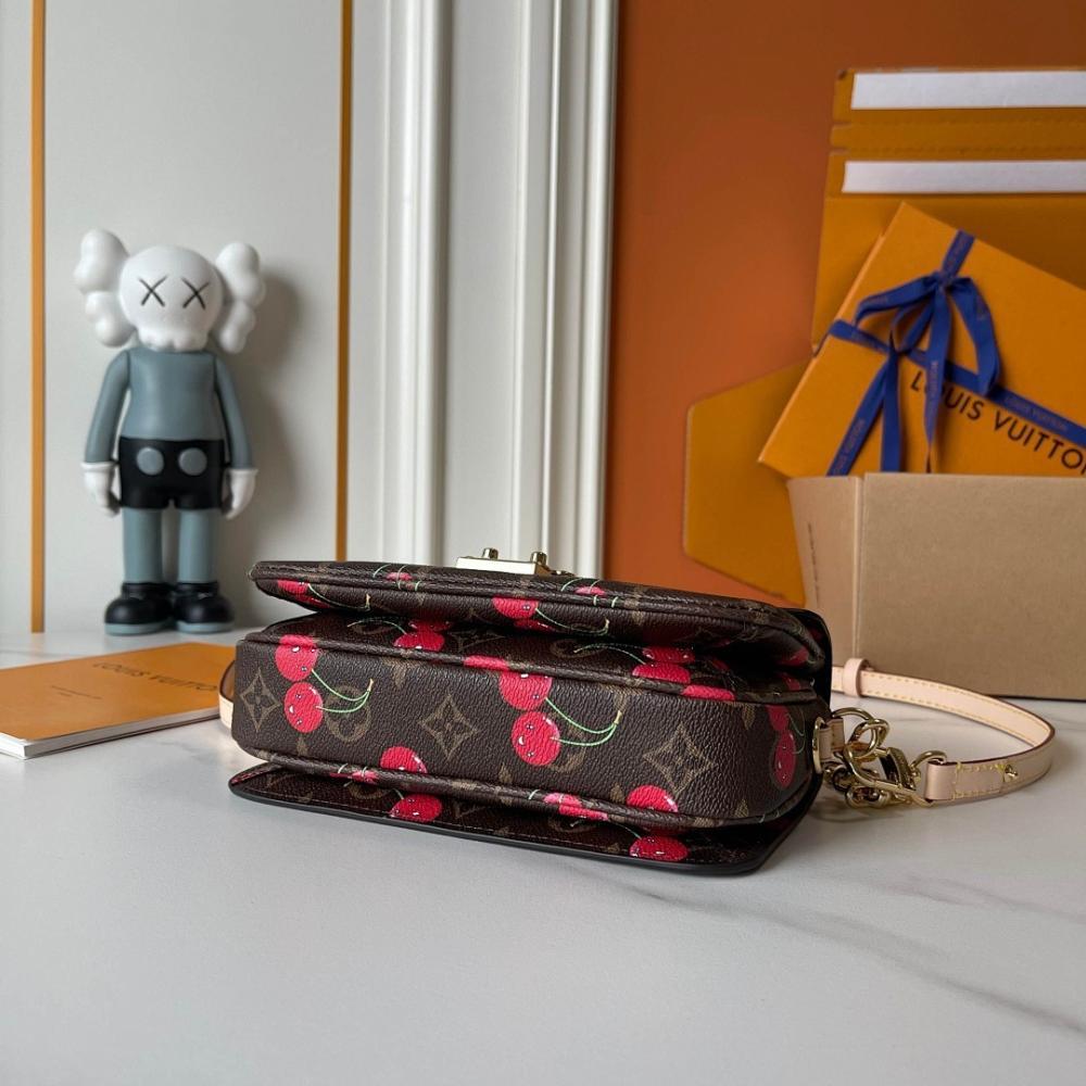 Modern Italian-Inspired Monogram Shoulder Bag