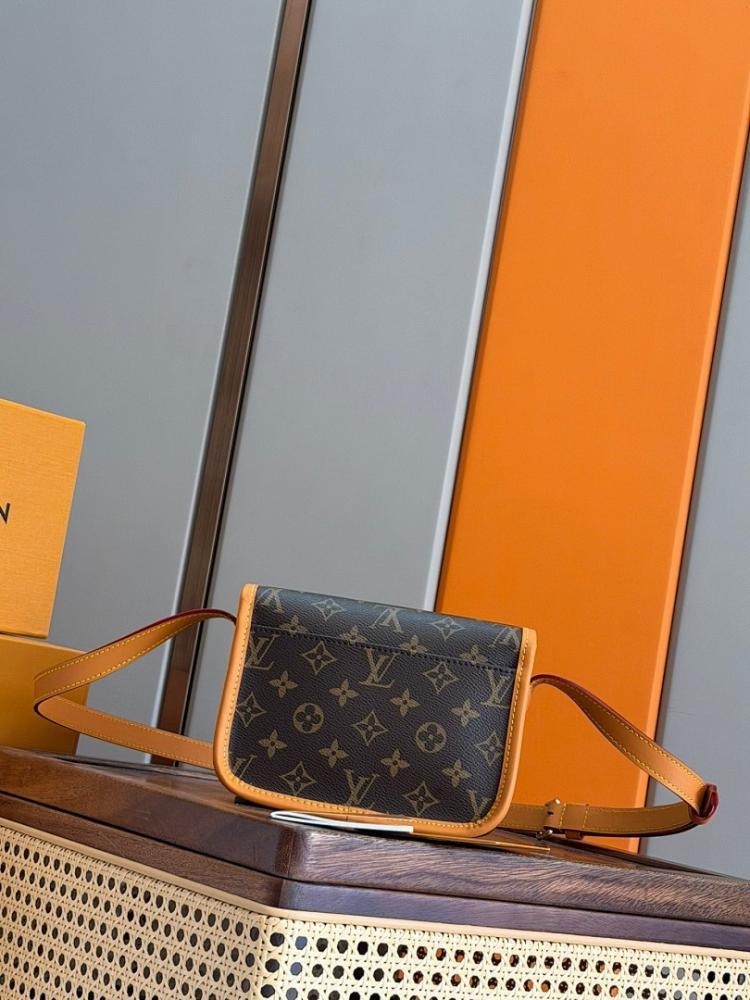 Modern Premium Monogram Leather Crossbody Bag