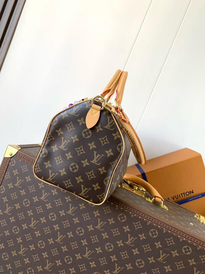 Leather Top Handle Bag