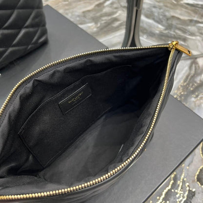 Classic Modern Quilted Leather Shoulder Bag