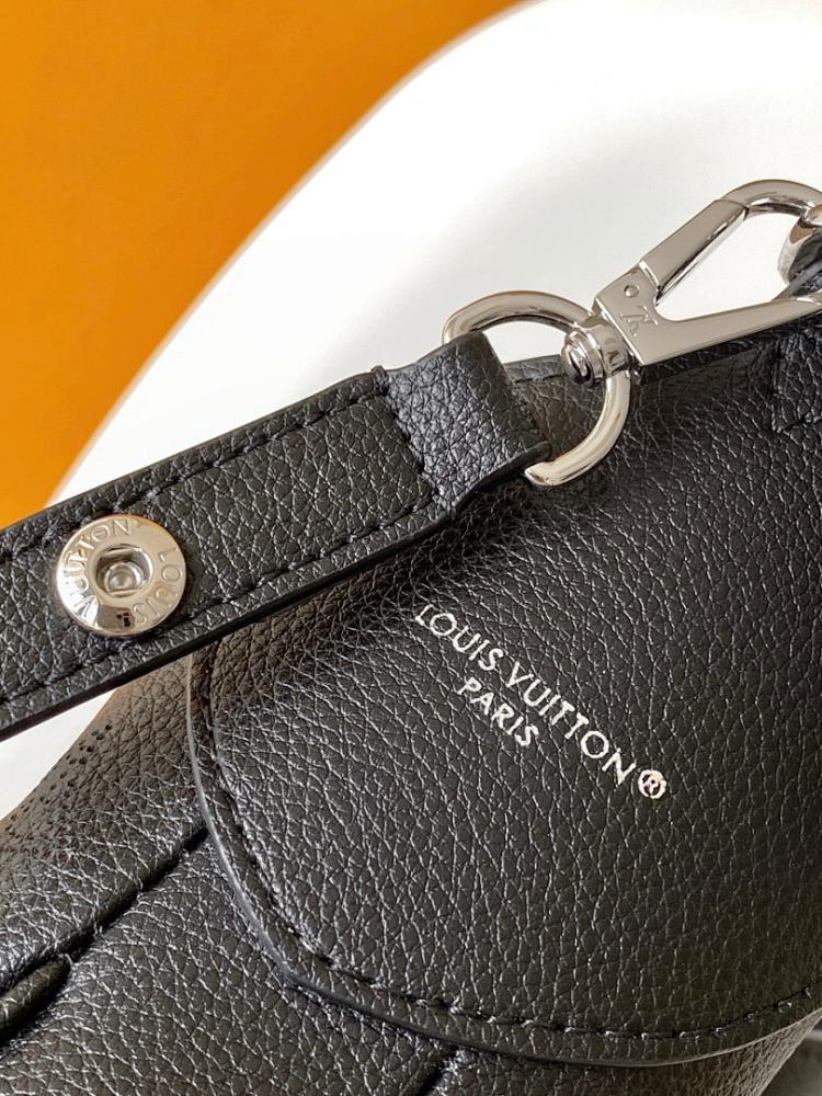 Modern Elegant Monogram Leather Shoulder Bag