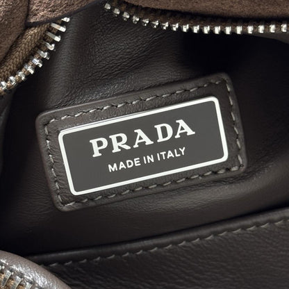 Suede Top Handle Bag