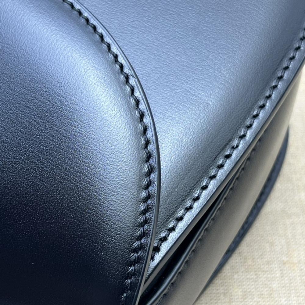 Practical Elegant Leather Top Handle Bag