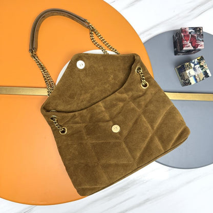 Quilted Calfskin Top Handle Bag