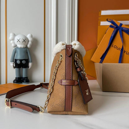 CarryAll Monogram Lambskin Shoulder Bag