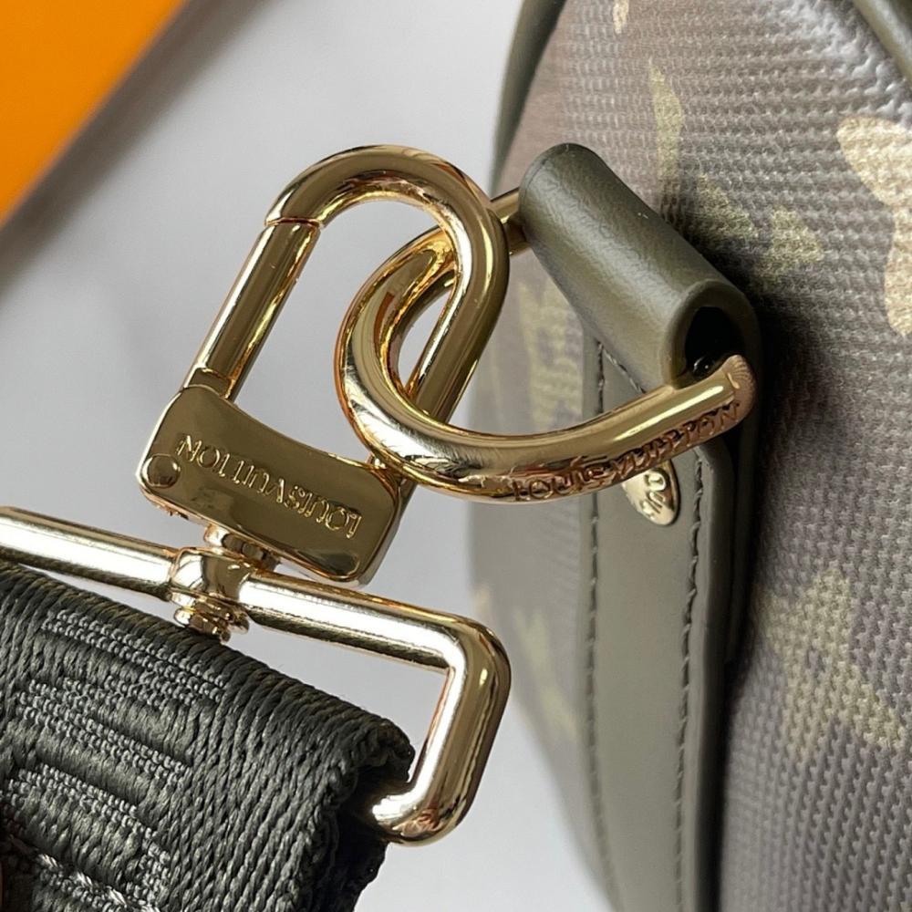 Keepall Monogram Leather Travel Bag