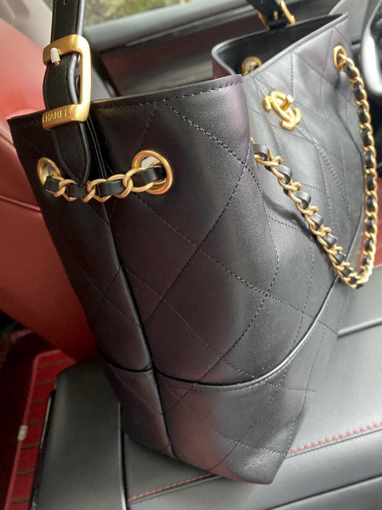 Calfskin Bucket Bag
