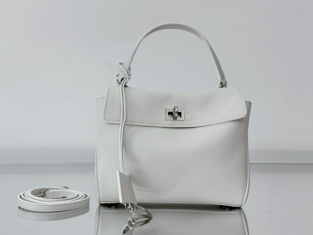 Leather Top Handle Bag