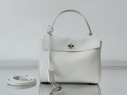 Leather Top Handle Bag