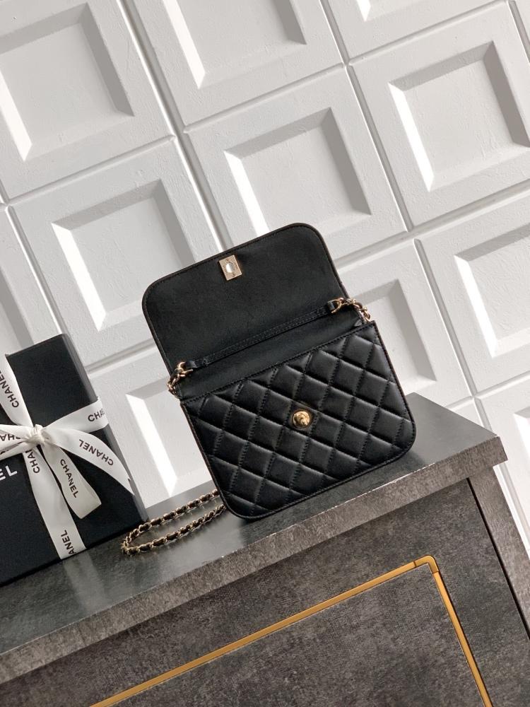 Studded Leather Top Handle Bag