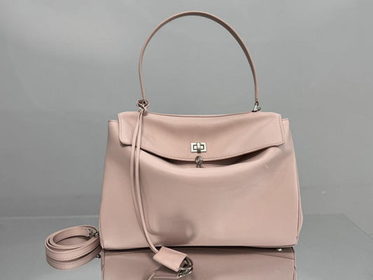 Leather Top Handle Bag