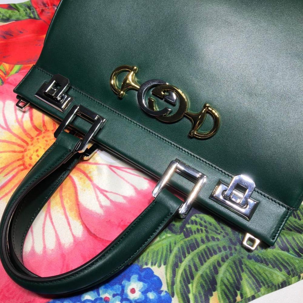 Embroidered Top Handle Bag