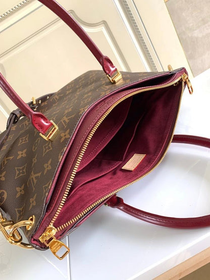 Elegant Stylish Calfskin Top Handle Bag