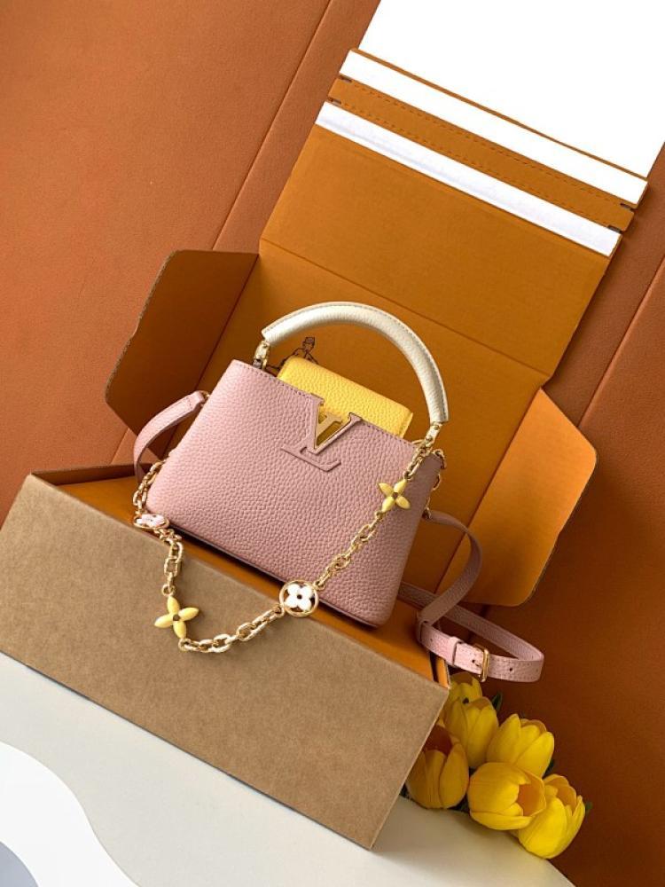 Luxury Leather Top Handle Bag
