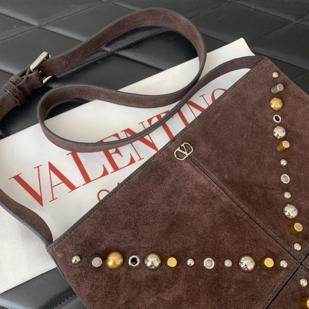 Gold Studded Top Handle Bag