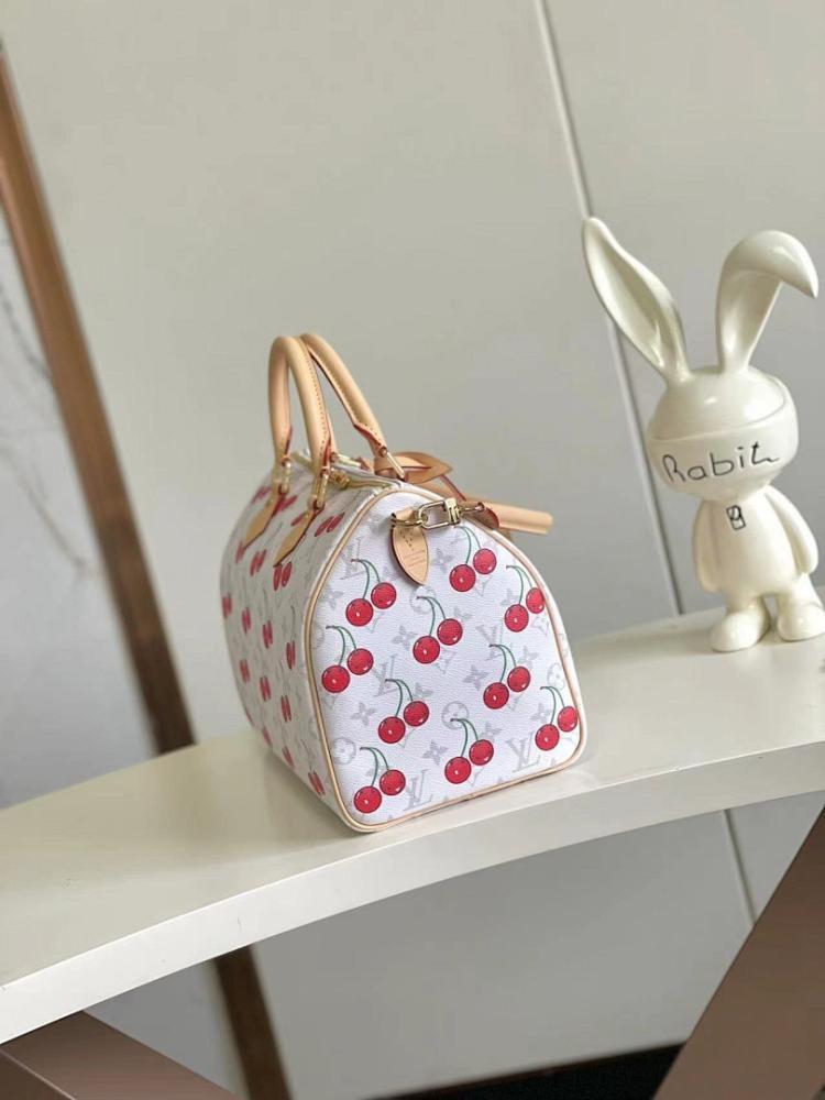 Speedy Monogram Leather Shoulder Bag