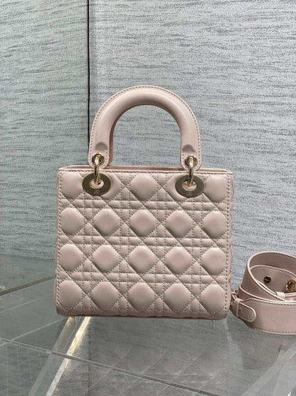 Lambskin Top Handle Bag