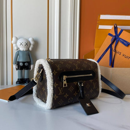 Classic Modern Monogram Lambskin Shoulder Bag