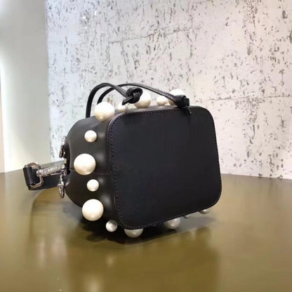 Leather Top Handle Bag