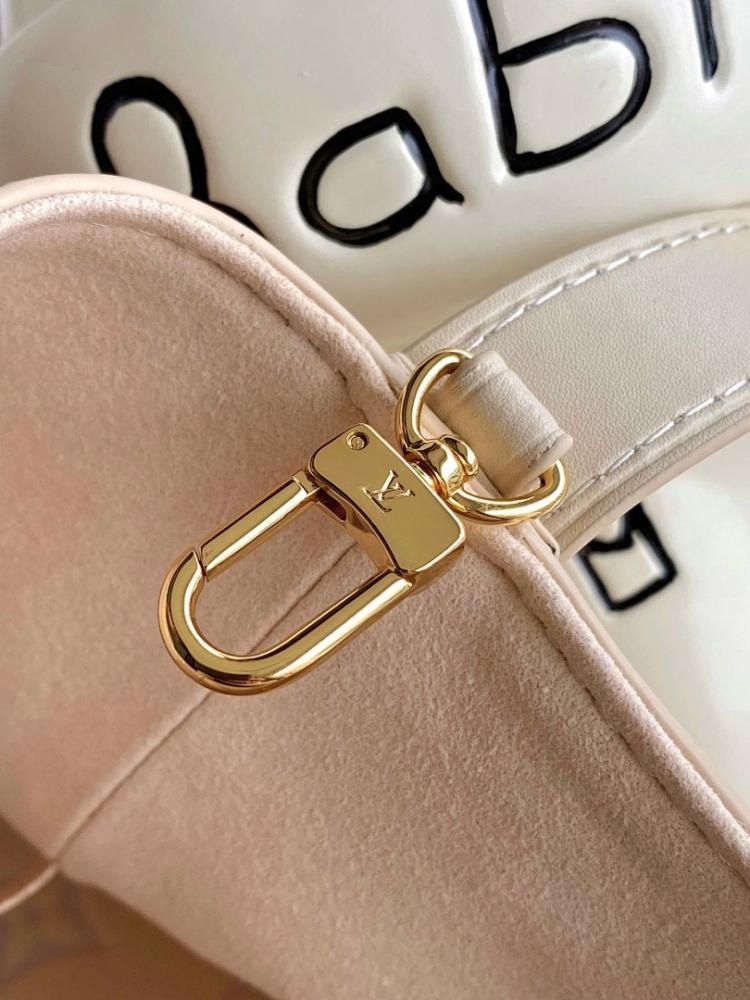 Stylish Refined Monogram Leather Shoulder Bag