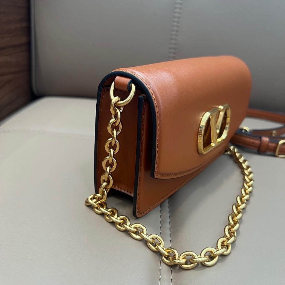 VLogo Signature Calfskin Shoulder Bag