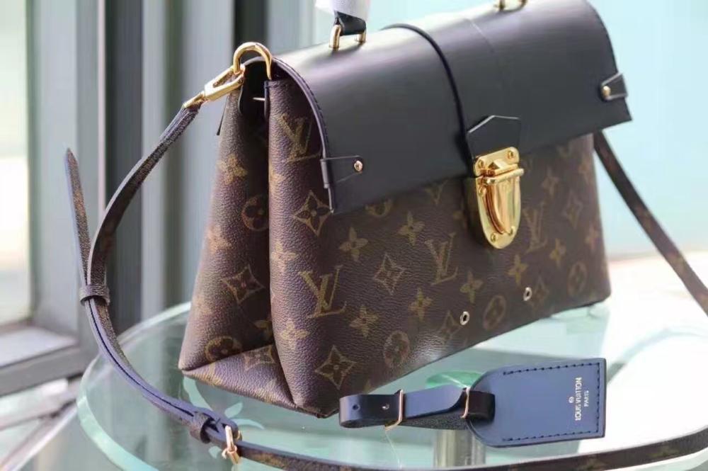 Leather Top Handle Bag