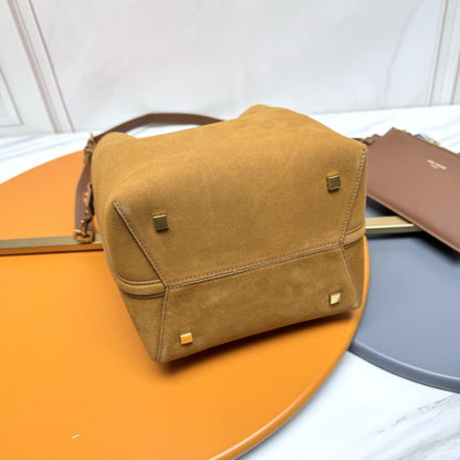 Classic Suede Bucket Bag