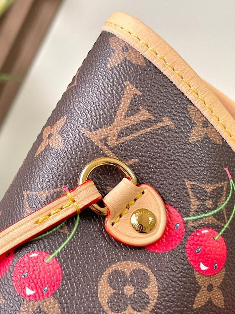 Neverfull Monogram Calfskin Tote Bag