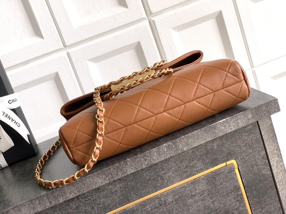 Classic Studded Leather Top Handle Bag