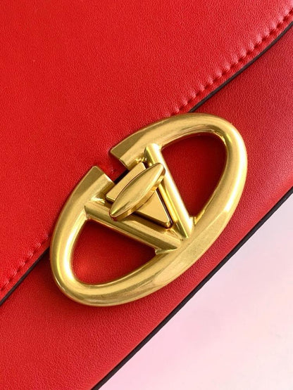 Modern Stylish Calfskin Shoulder Bag