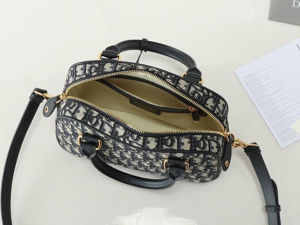 Stylish Refined Printed Leather Top Handle Bag