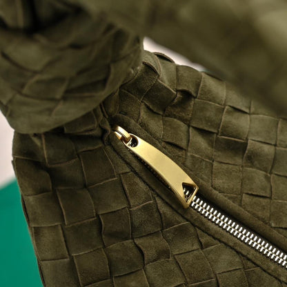 Woven Leather Crossbody Bag
