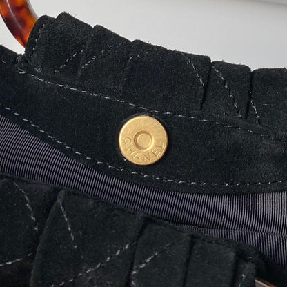 Suede Bucket Bag